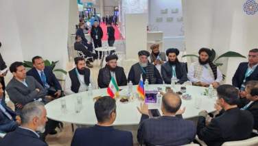 سرپرست وزارت صنعت طالبان با سفیر ایران مقیم مسکو دیدار کرد