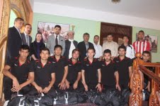 بازگشت تیم فوتبال منتخب مهاجرین به ایران