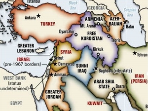 نقشه خاورمیانه جدید روی میز کیست؟