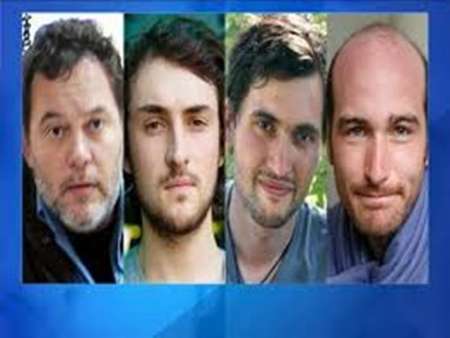 ۴ خبرنگار ربوده شده فرانسوی در سوریه، آزاد شدند