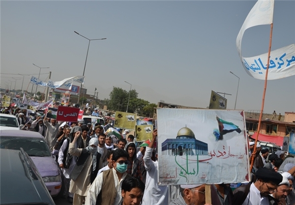 در روز قدس، کابل شاهد تظاهرات گسترده ضد اسرائیلی بود