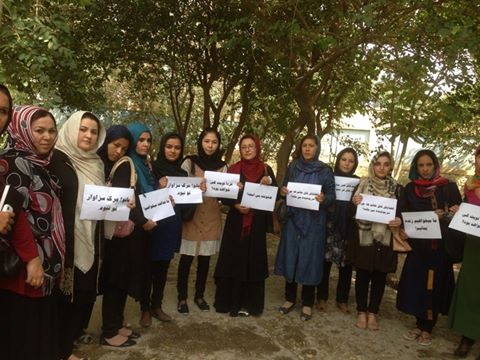اعتراض خبرنگاران بلخ به قتل پلوشه توخی