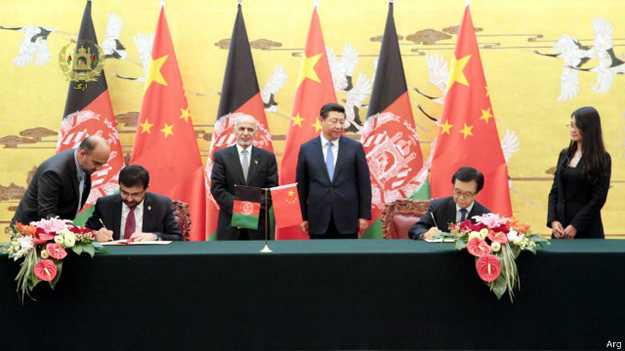 افغانستان و چین چهار توافقنامه همکاری امضا کردند