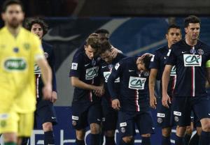 پیروزی 2-0  پاریس سنت ژرمن مقابل نانت