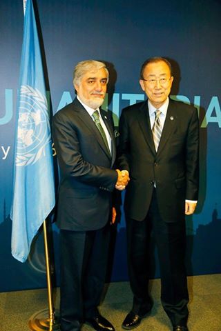 داکتر عبدالله با سرمنشی سازمان ملل دیدار کرد