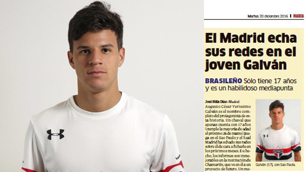 گالوان 17 ساله برازیلی به رئال مادرید پیوست