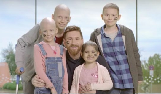 مسی گل خود مقابل سویا را به کودکان سرطانی اهدا کرد