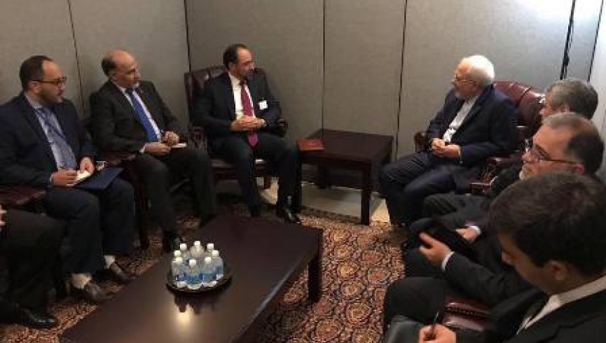 وزیران امور خارجه افغانستان و ایران در نیویارک با هم دیدار کردند