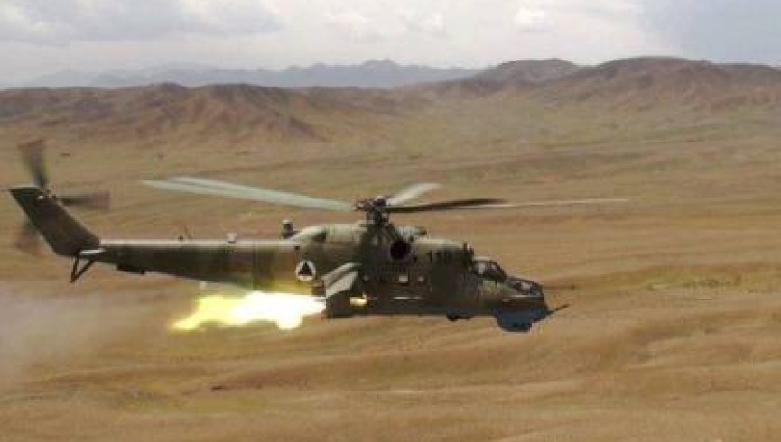 حمله هوایی نیروهای امنیتی بر یک مخفیگاه طالبان در فراه