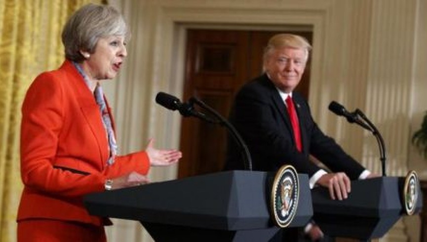 رهبران امریکا و بریتانیا درباره قدس تلفنی گفتگو کردند