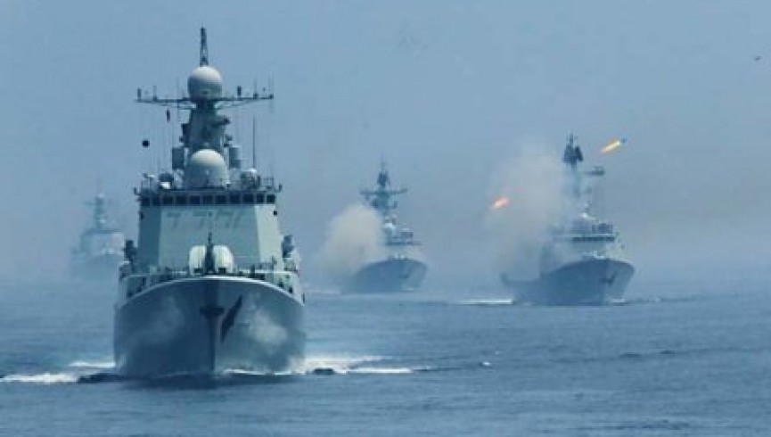 رزمایش مشترک دریایی پاکستان و چین آغاز شد