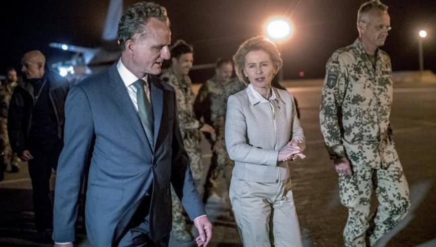 وزیر دفاع آلمان در سفری از پیش اعلام ناشده وارد افغانستان شده است