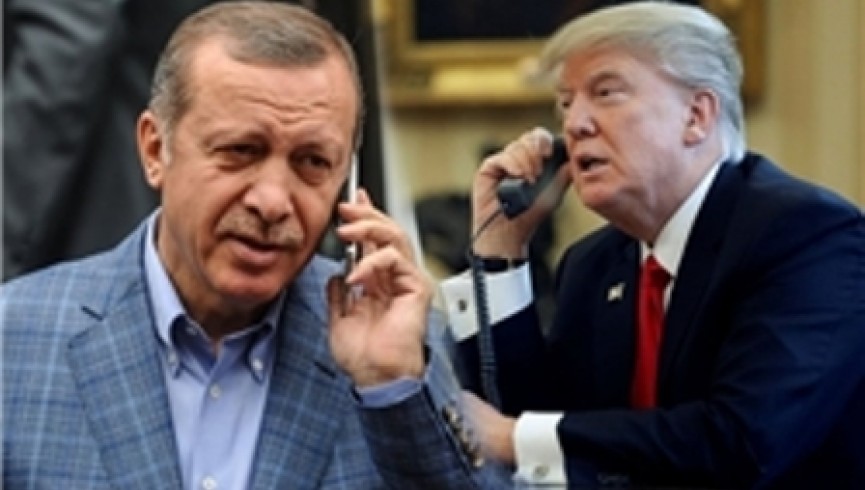 اردوغان و ترامپ درباره سوریه تلفنی گفتگو کردند