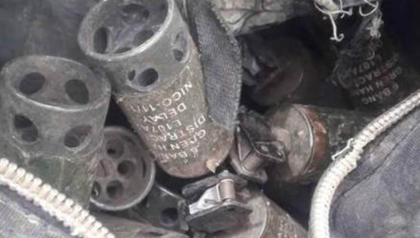 کشف و خنثی‌سازی 30 حلقه بمب دستی در شهر کابل