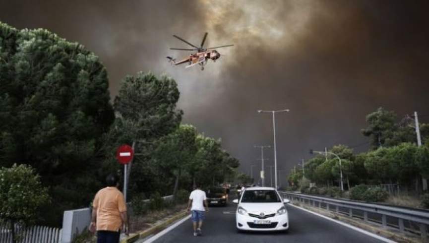 آمار کشته‌ها در آتش‌سوزی‌های یونان به 20 نفر رسید