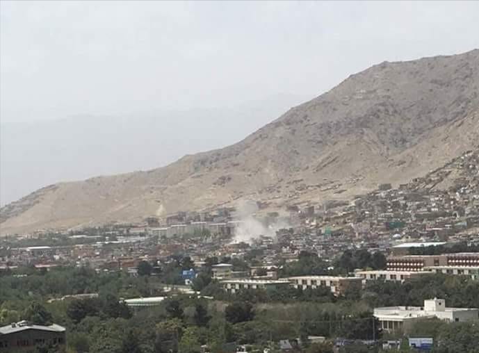 حملات راکتی به منطقه افشار شهر کابل