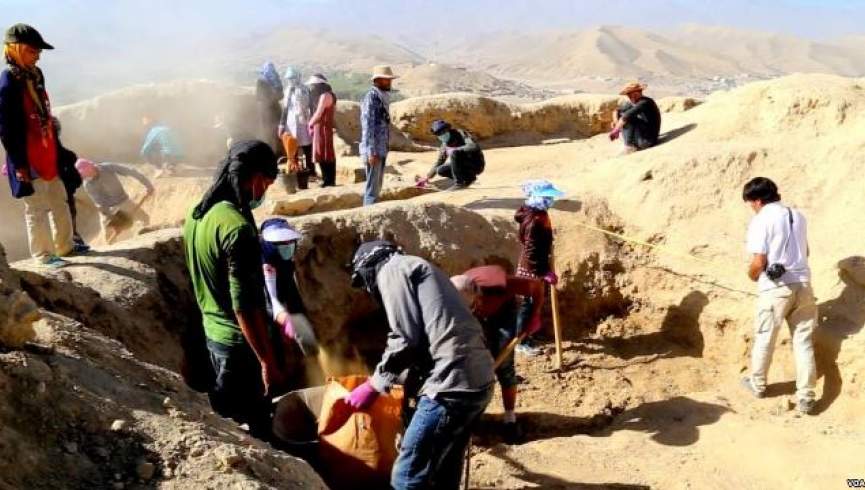 تحقیقات باستان‌شناسی در شهر غلغله بامیان آغاز شده است
