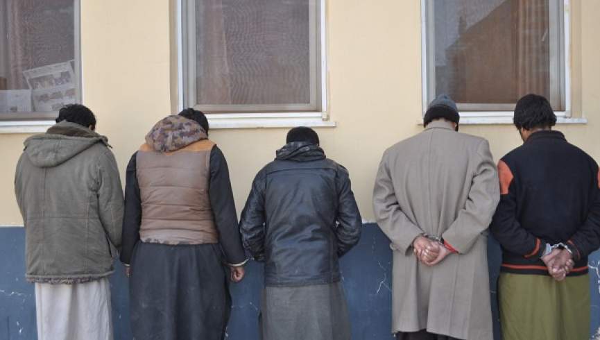 پنج سارق خانه در هرات دستبند زده شدند