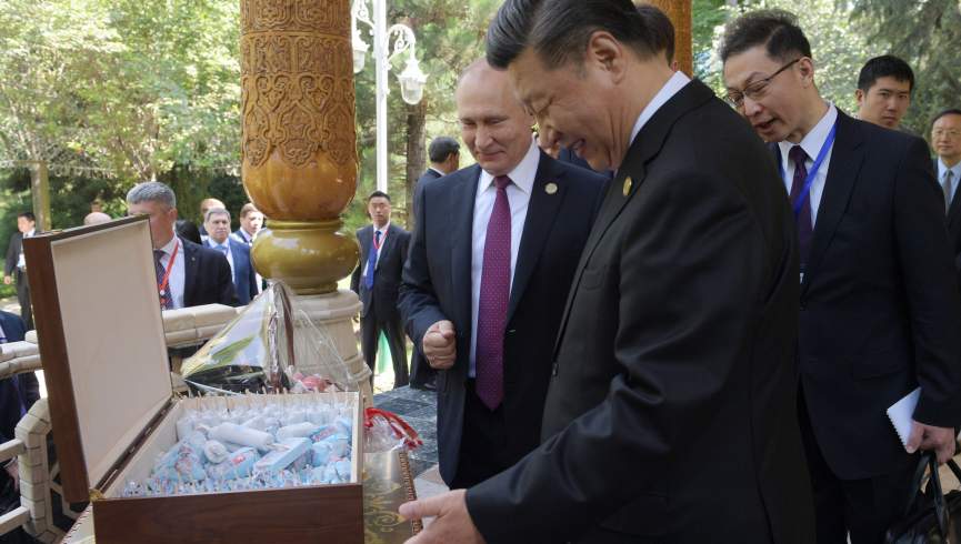 تحفه جالب پوتین به رییس‌جمهور چین