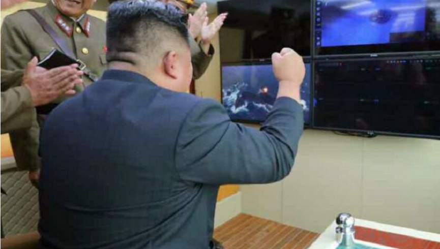 نظارت رهبر کوریای شمالی بر آزمایش موشکی روز جمعه