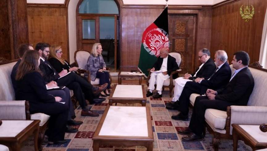 دیدار غنی و ویلز درباره انتخابات و صلح افغانستان