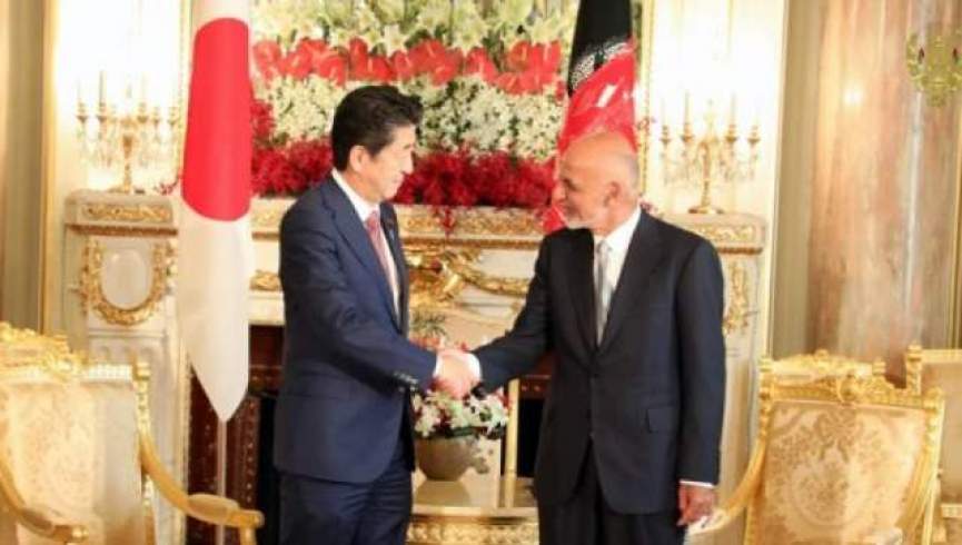 دیدار اشرف غنی با شینزو آبه؛ جاپان در بخش استخراج معادن افغانستان سرمایه‌گذاری می‌کند