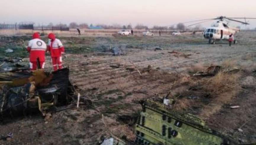 هواپیمای اوکراینی دقایقی بعد از پرواز از فرودگاه در تهران سقوط کرد