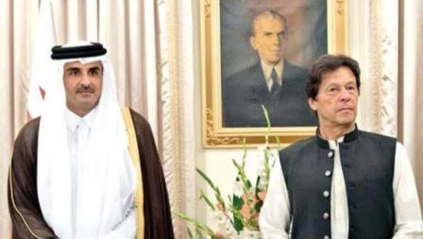 د افغان سولې د هوکړې درشل کې عمران خان قطر ته رسېدلی دی