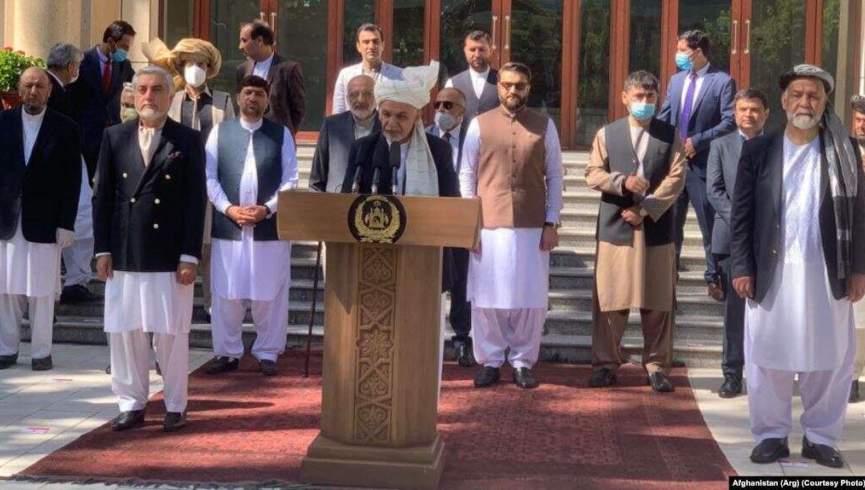 پیام عیدی غنی: رهایی زندانیان طالبان تسریع می‌شود