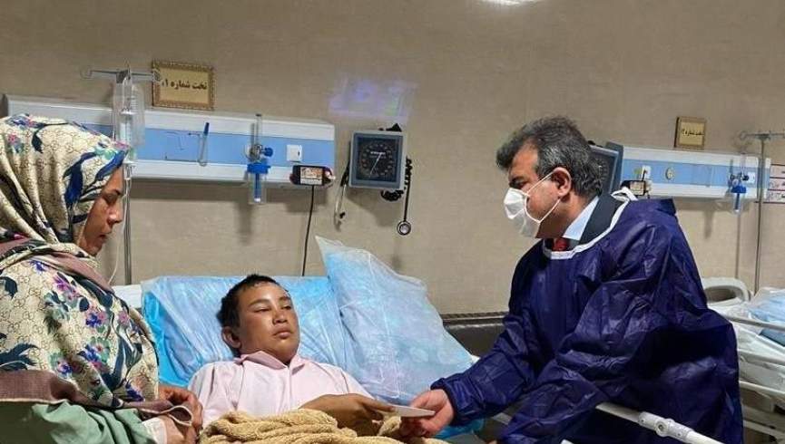 سفیر افغانستان در ایران به عیادت زخمیان رویداد یزد رفت