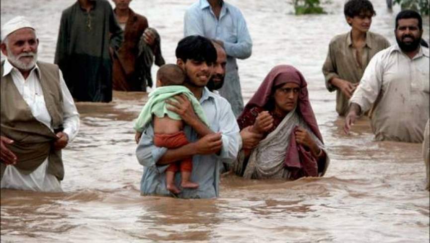 سیل در پاکستان؛ ۵۵ نفر جان خود را از دست دادند