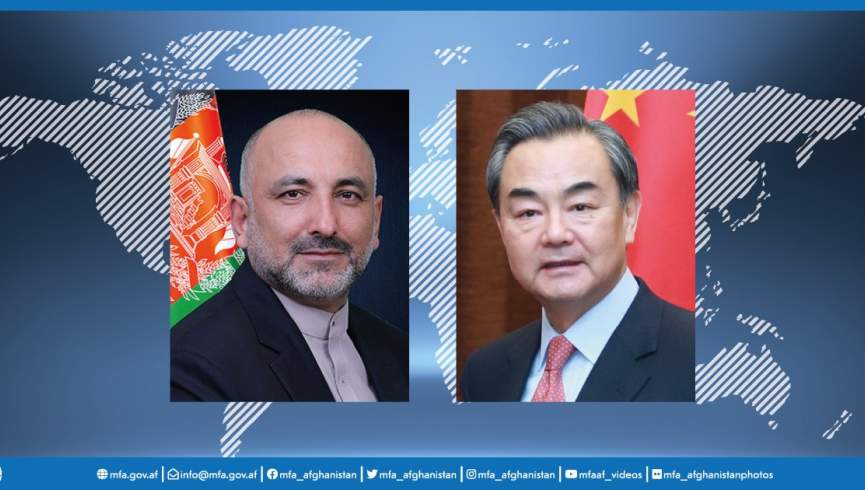 گفتگوی تلفنی وزیران خارجه افغانستان و چین؛ صلح افغانستان باید پایدار و مانع بروز جنگ بعدی باشد