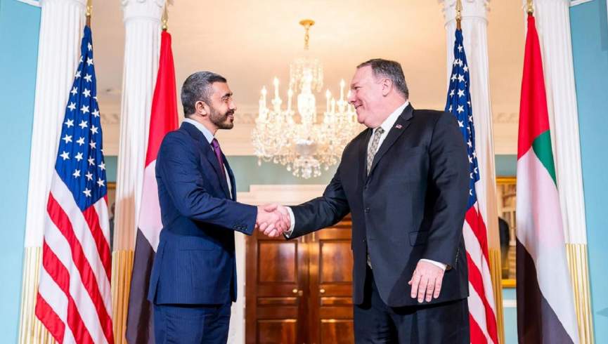 وزرای خارجه امارات و امریکا در کاخ سفید دیدار کردند