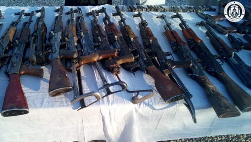 وزارت داخله: یک ذخیره‌گاه سلاح و مهمات در بلخ کشف و بدست آمد