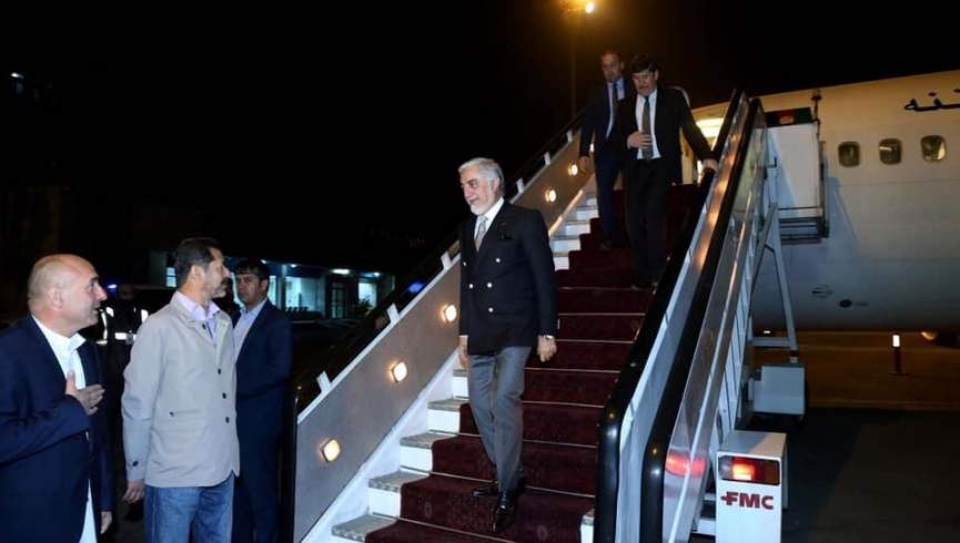 رییس شورای عالی مصالحه‌ای ملی پس از سفر سه روزه از تهران به کابل برگشت
