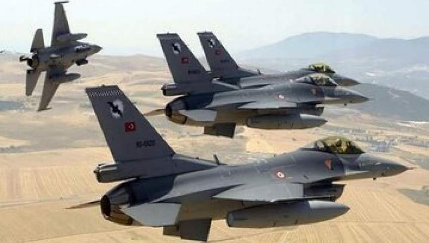 ۶ تن از نیروهای پ.ک.ک در حمله هوایی ترکیه کشته شدند