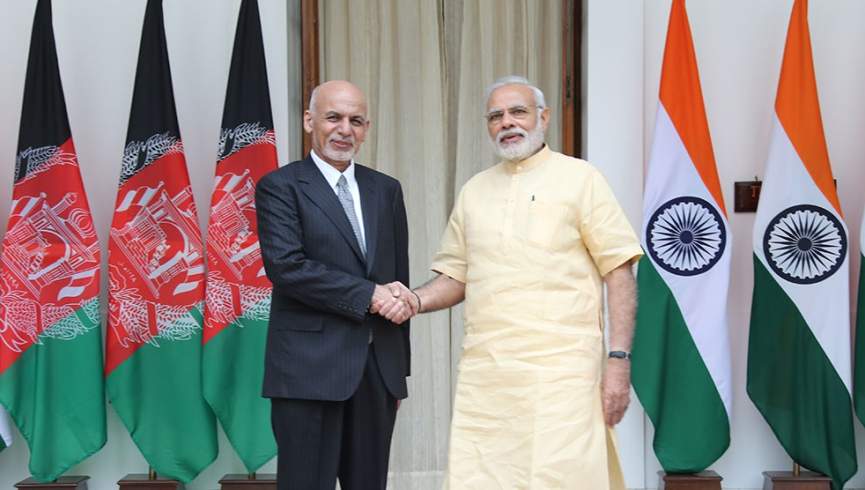 رهبران افغانستان و هند برتقویت همکاری در مبارزه با تروریزم تاکید کردند
