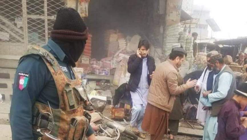 انفجار در شهر لشکرگاه مرکز هلمند رخ داد