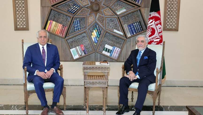 خلیلزاد پس از ورود به کابل با داکتر عبدالله دیدار کرد
