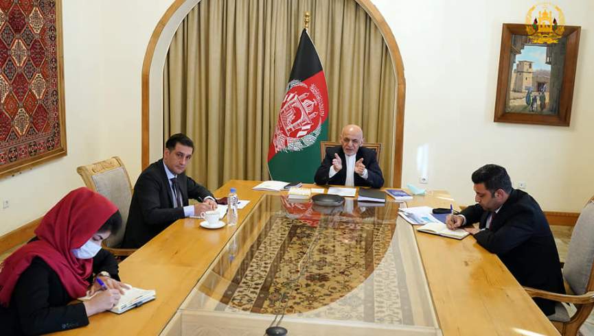 گفتگوی غنی با مسوولان شرکت زیمنس به منظور توسعه دیجیتالی افغانستان