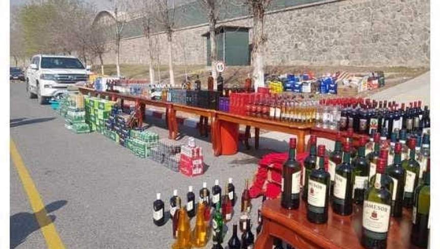 یک شبکه توزیع مشروبات الکولی در شهر کابل کشف و بازداشت شد
