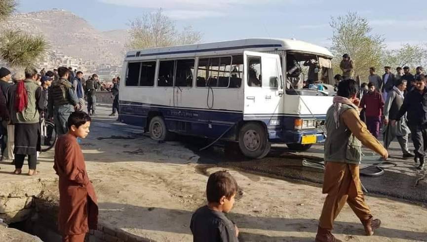 بار دیگر موتر حامل کارمندان وزارت مخابرات در کابل هدف انفجار قرار گرفت