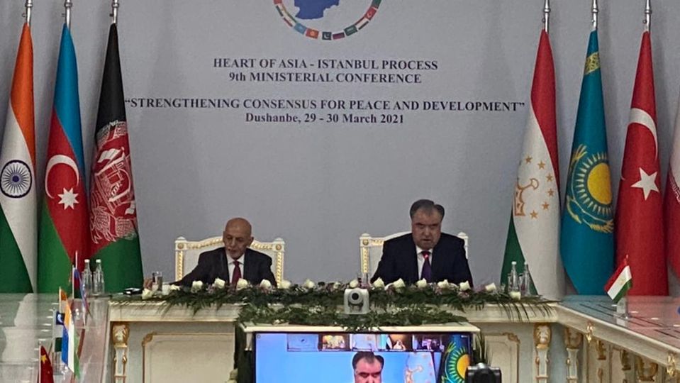نشست وزیران خارجۀ قلب آسیا- روند استانبول در تاجیکستان آغاز شد
