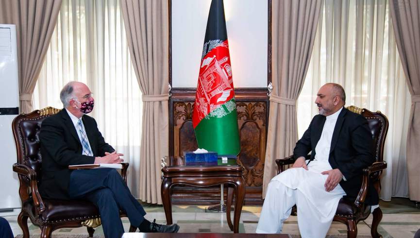 اتمر با ویلسون در مورد ادامه همکاری‌های امریکا با افغانستان در مرحله پساخروج گفتگو کرد