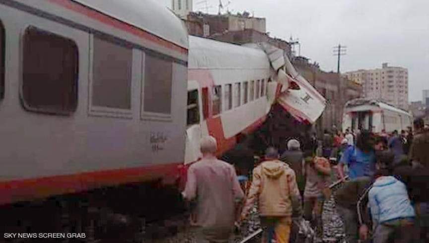 دستکم ۱۱۷ کشته و زخمی در حادثه واژگونی قطار در مصر