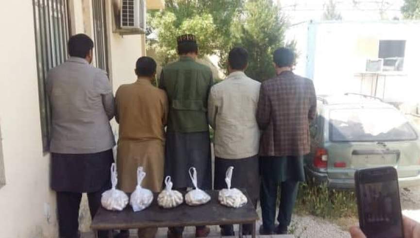 شش قاچاقبر مواد مخدر از میدان‌های هوایی کابل و بلخ بازداشت شدند
