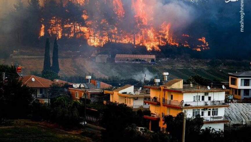 آتش سوزی در جنگلهای ترکیه؛ 6 تن تا اکنون کشته شده اند