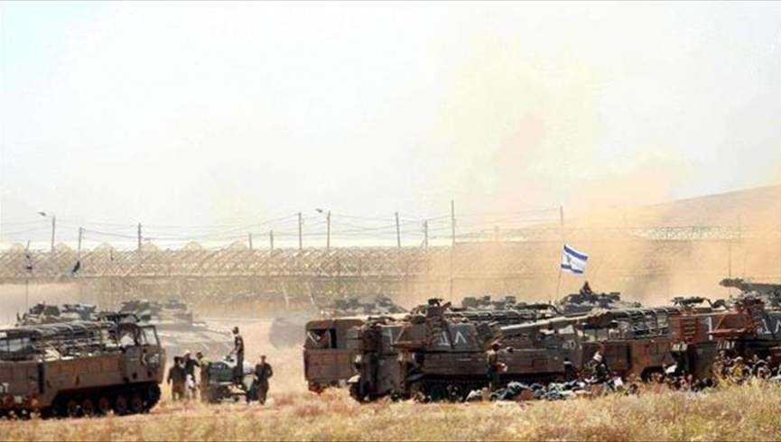 اسراییل در مرز غزه مانور نظامی برگزار می کند