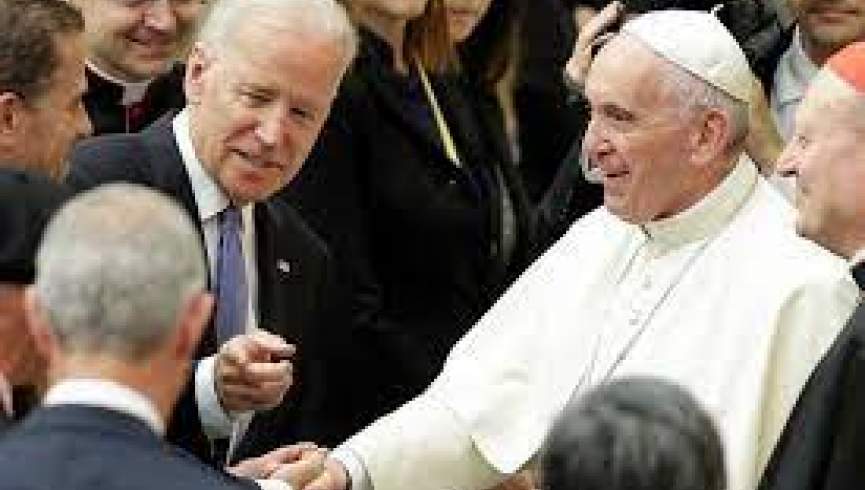 جو بایدن با پاپ فرانسیس دیدار کرد