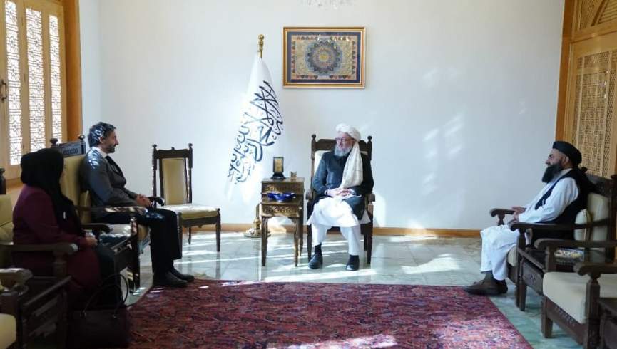 رییس منطقوی صلیب سرخ با معاون رییس الوزرای طالبان دیدار کرد